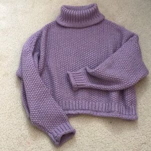 Anthropologie Moth Crop Wool Sweater